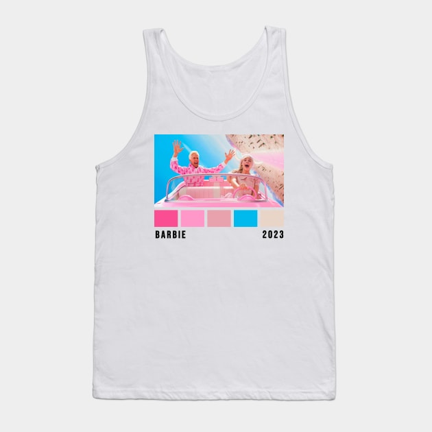 Barbie Movie 2023 Color Palette Tank Top by AEndromeda